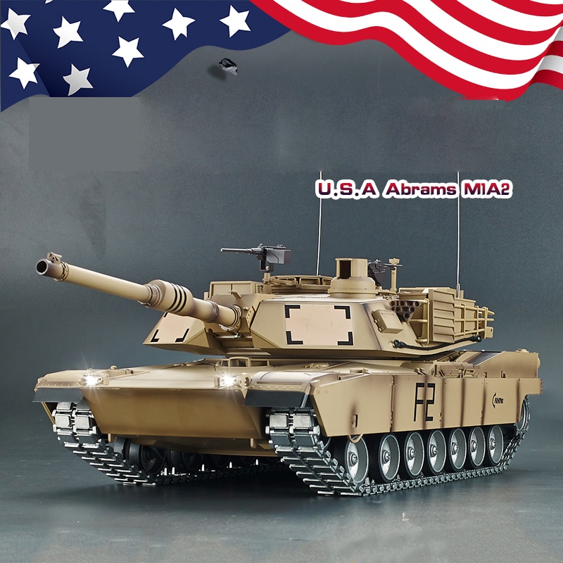 ùķ̼ RC ũ 1:16, 2.4G US M1A2 Abrams Tanque d..